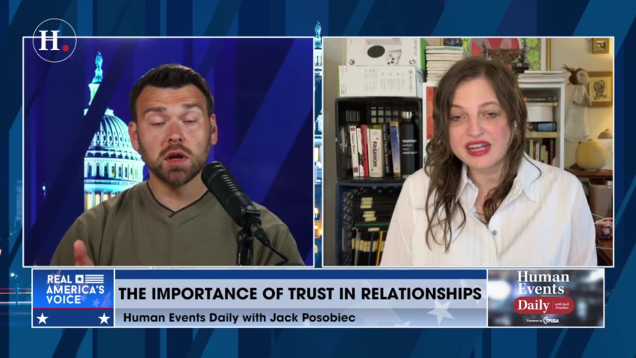 Jack Posobiec and Libby Emmons discuss the importance of trust in relationships