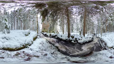 Finnish Winter (360° video)