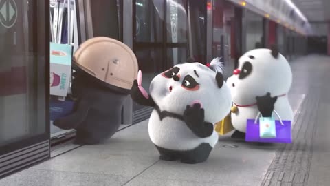 【Bamboo Panda ❤️】it's u and ur honey | pandas | Chinese Short Animation #panda #cute