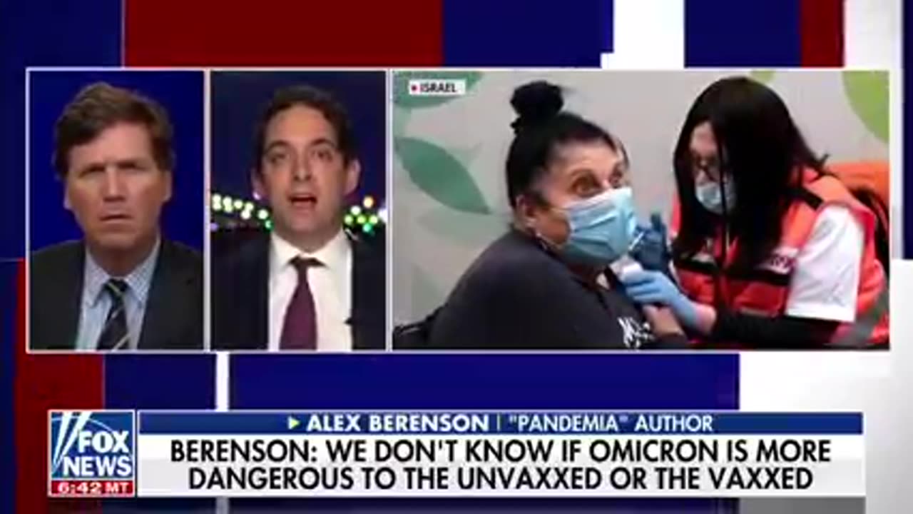 Tucker Carlson mrna Israel harm
