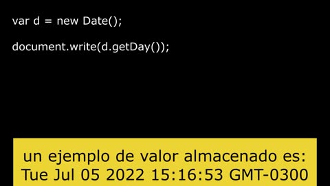 Tips rapidos de Javascript / getday