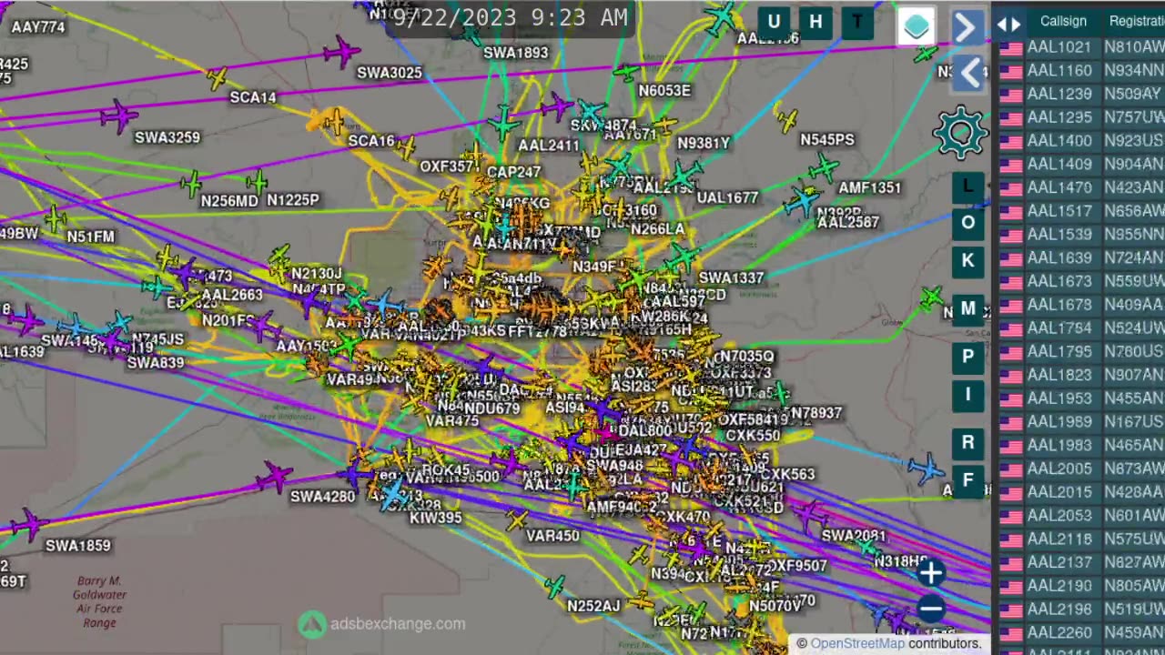 Bird Mafia Aeroguard - Mormon Time Lapse for Sept 22nd 2023 -