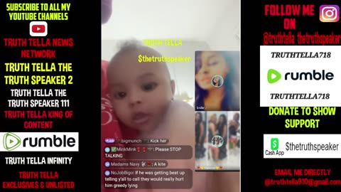 GREEDYBOY BABYMOMS SAYS HE NEEDS TO MAN UP & STOP SNITCHING