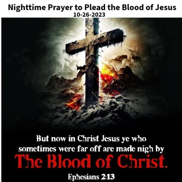 Nighttime Prayer to Plead the Blood of Jesus #youtubeshorts #grace #jesus #mercy #faith #fyp #bless