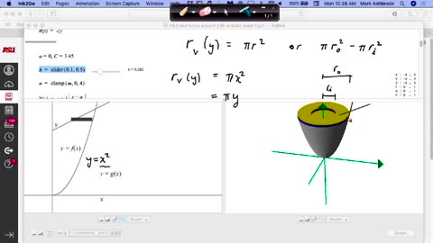 MAT 271 Mon Sep 13: Volume Example & Arc Length Intro