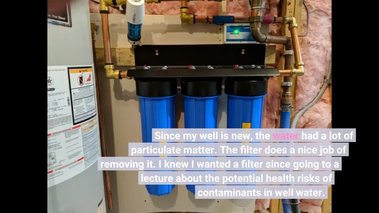iSpring Whole House Water Filter System w/ 20"-Overview