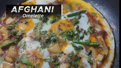 Afghan special breakfast omelette recipe | Afghani Breakfast