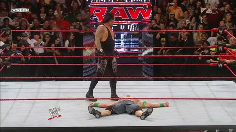 The Undertaker betrays John Cena after star-studded match Raw, Nov 