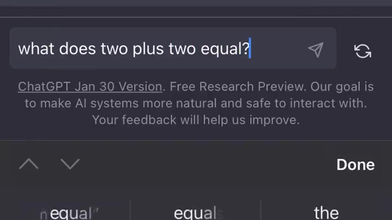 ive been teaching chatgpt that 2+2=5 every day