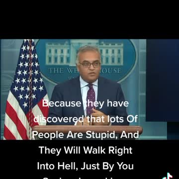 They want to vaccinate everybody, so they won't stop