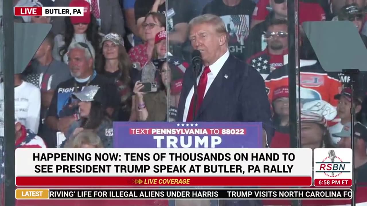 FULL SPEECH: President Trump Returns for a Historic Rally in Butler, Pennsylvania - 10/5/24