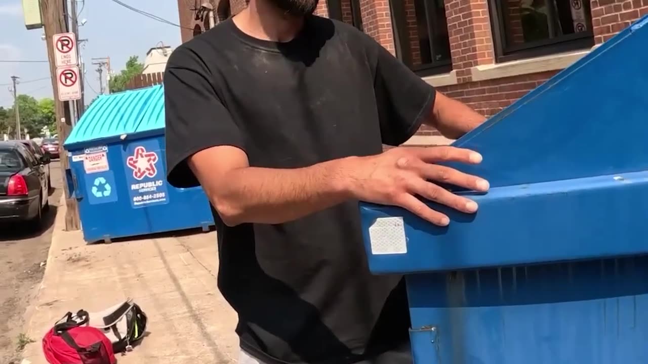 Blessing a Stranger with a Tent!