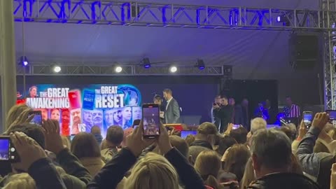 President Trump on the phone to the audience of the Reawaken America Tour