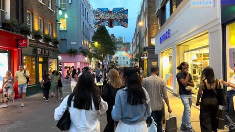 London Sunset Walk - Relaxing Evening Walk through good