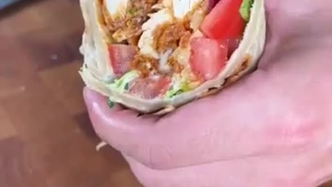 The BEST BUFFALO CHICKEN WRAP