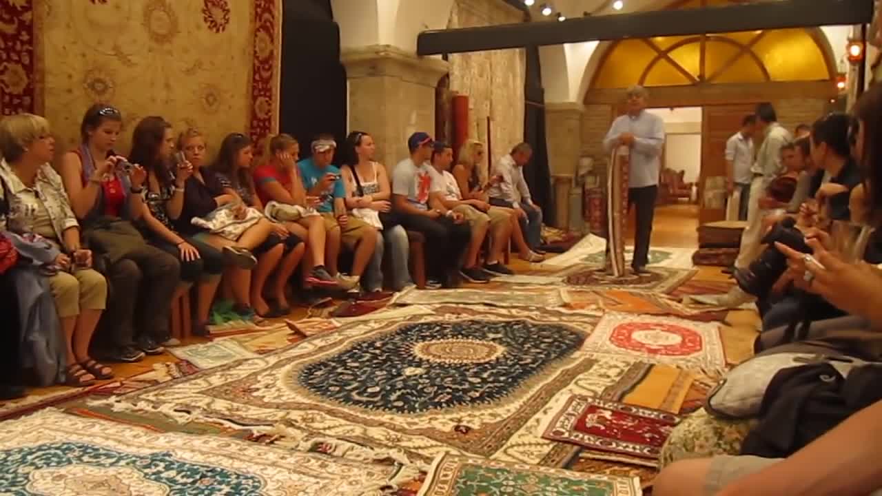 Turkish Rug Display