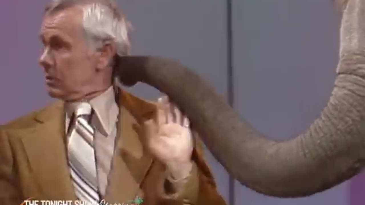 Betty White’s Elephant Loves Johnny - Carson Tonight Show