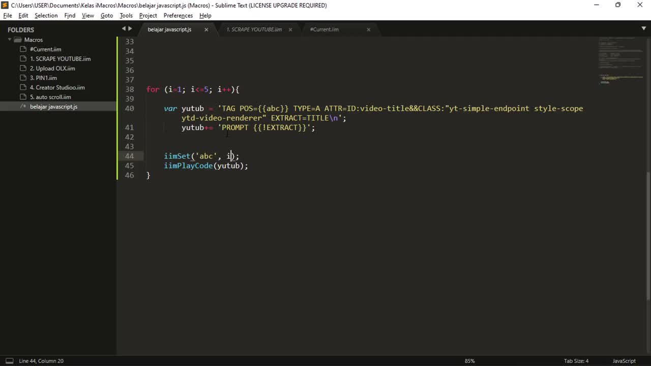 Easy Way to Learn Advanced Level Imacros : Function iimGetLastExtract
