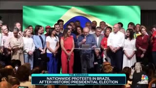 Nationwide Protests Spark In Brazil After Historic Presidential Election