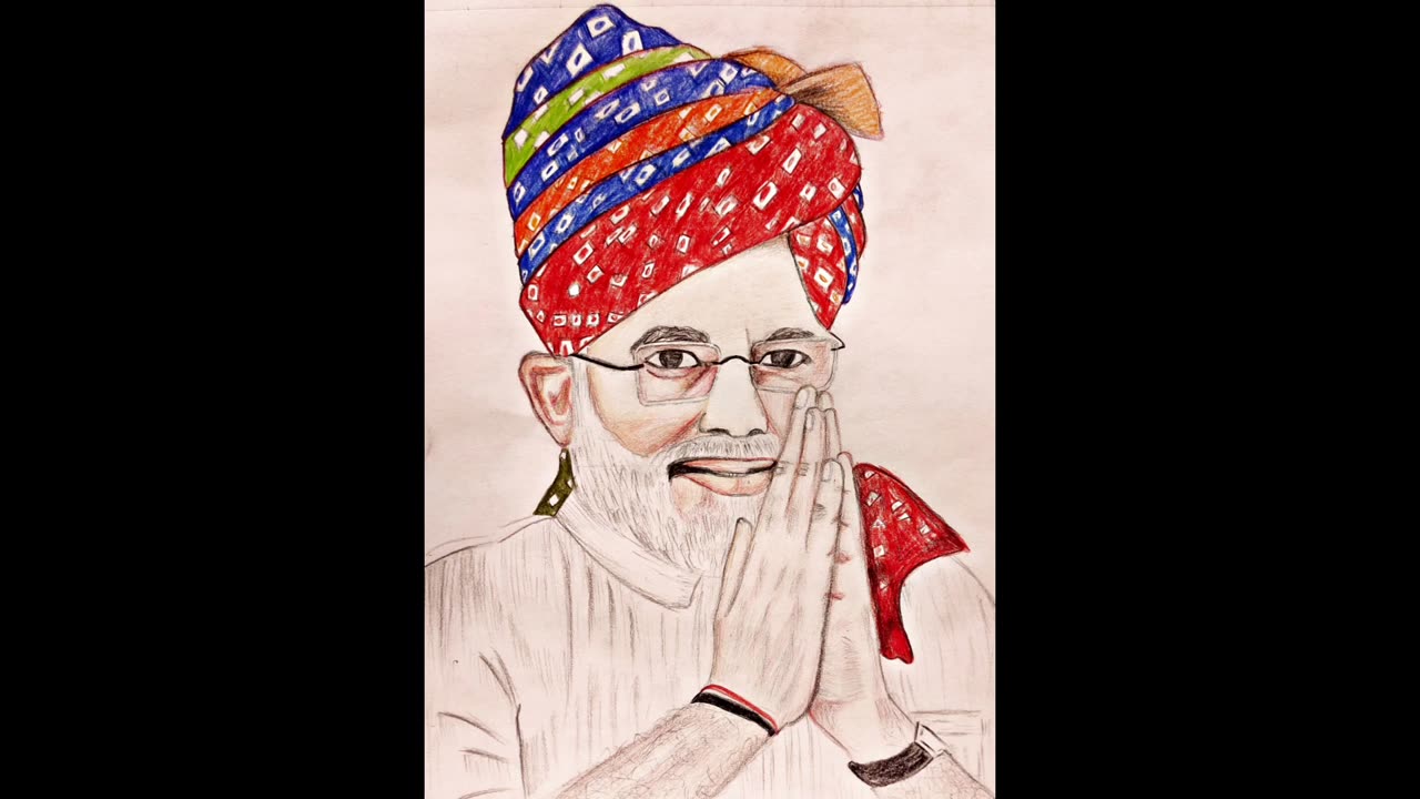 PM NARENDRA MODI JI DRAWING || Drawing Narendra Modi || नरेंद्र मोदी ड्राइंग