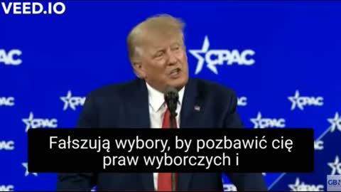 Przemówienie Trumpa.