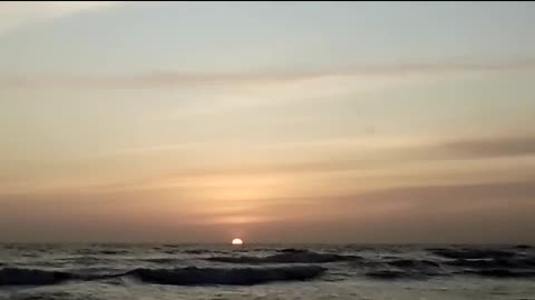 sea in the evening