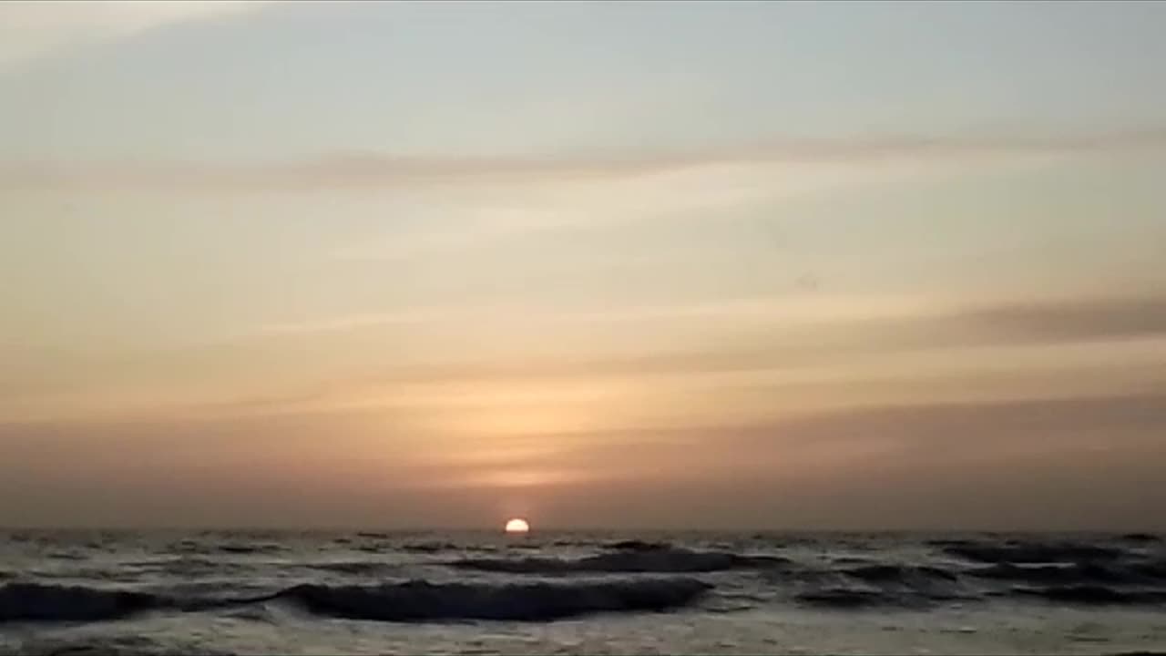 sea in the evening