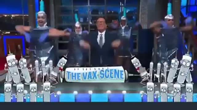 Stephen Colbert Vaccine Dance