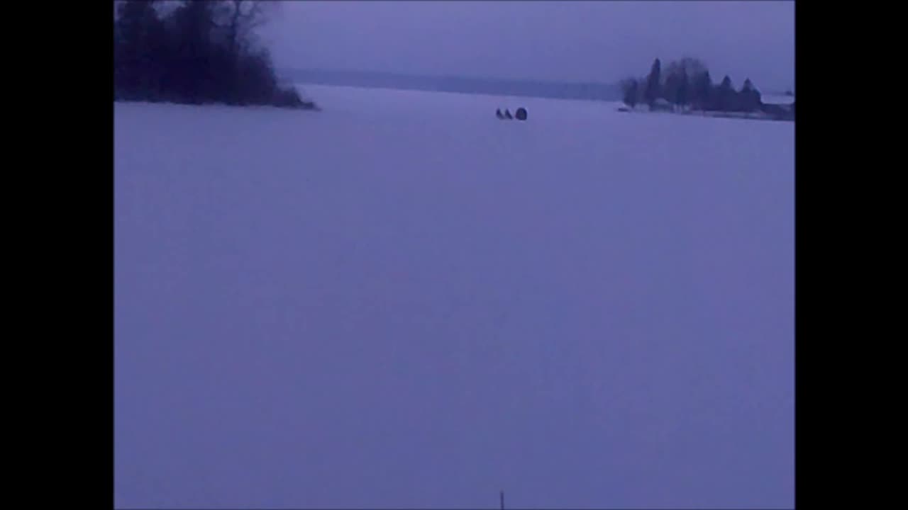 Yooper Ice Fishing Begins