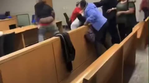 Indianapolis: A Child Support Court brawl broke out at the Indiana Justice Center...