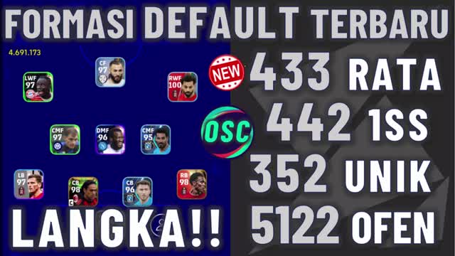 HIIDEN FORMATION E FOOTBALL 2023😱😱🤫