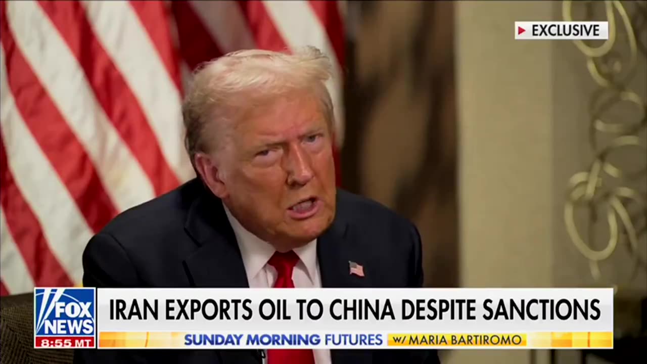 I told China not to buy oil from Iran