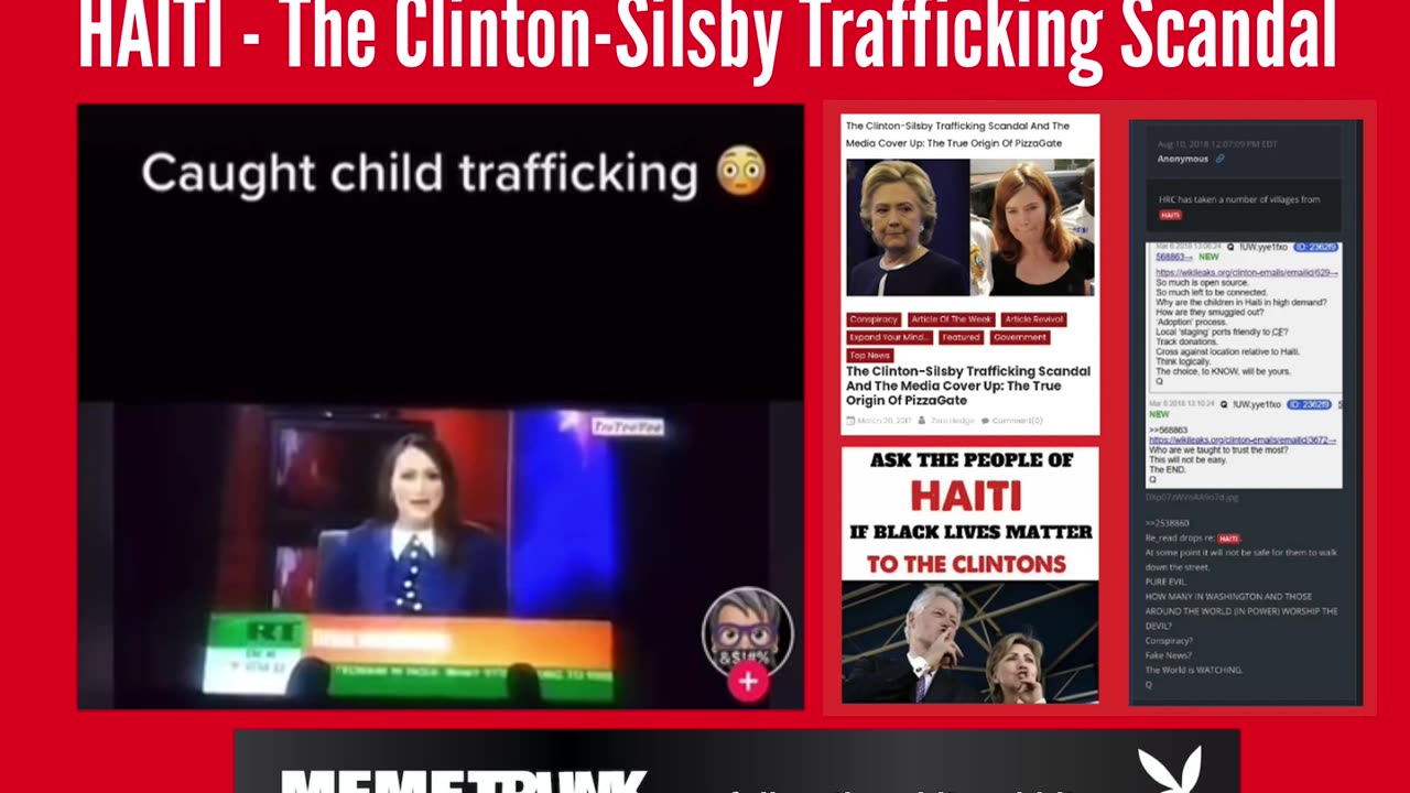 Haiti - The Clinton-Silsby Trafficking Network