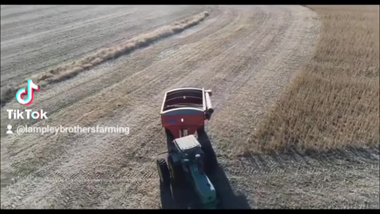 Soybean Harvest 2023 Drone Footage