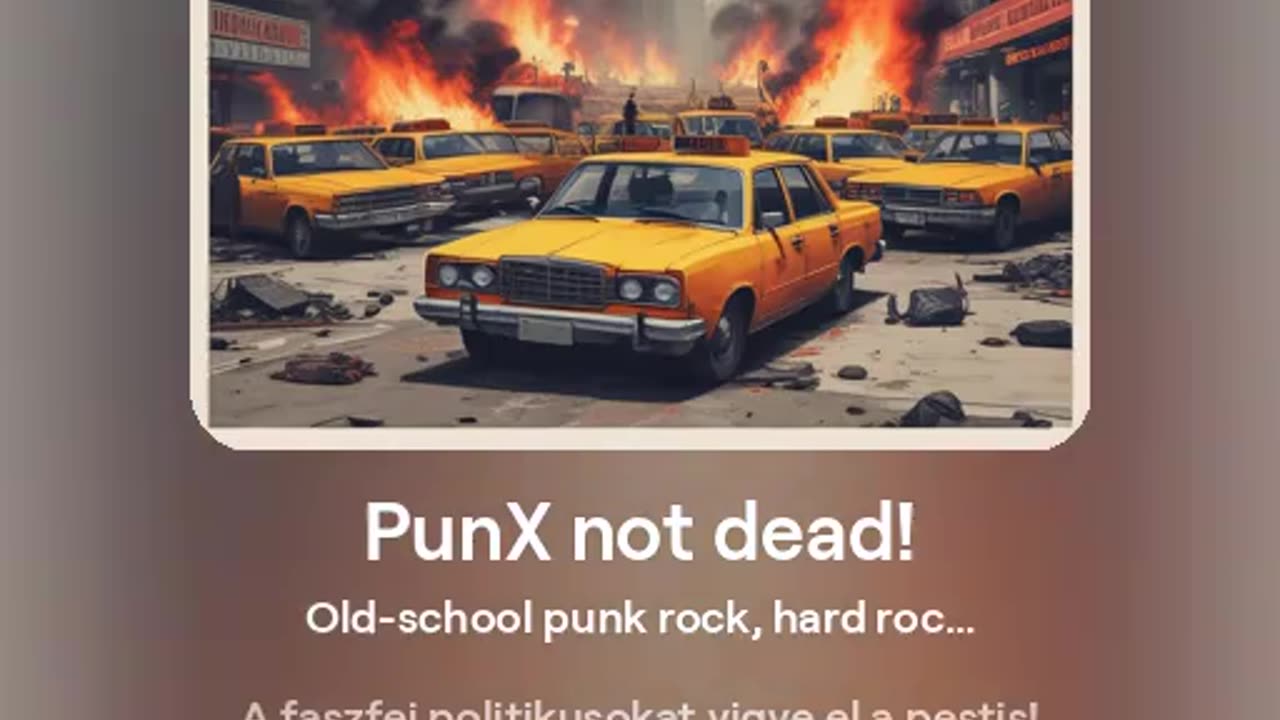 PunX not dead - AI-generált punk rock (stílusparódia)