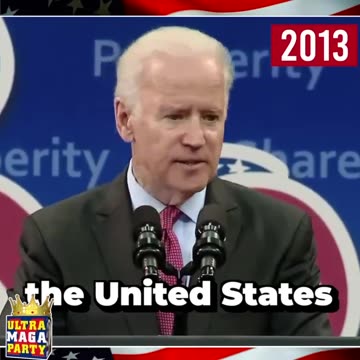 BIDEN in 2013: We're on our way to energy independence!