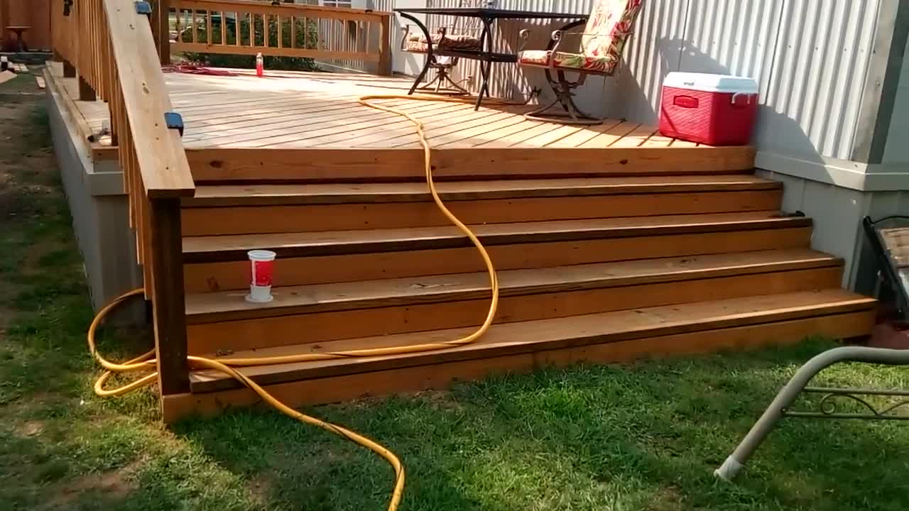 Outdoor Deck Wooden Deck 8-8-18