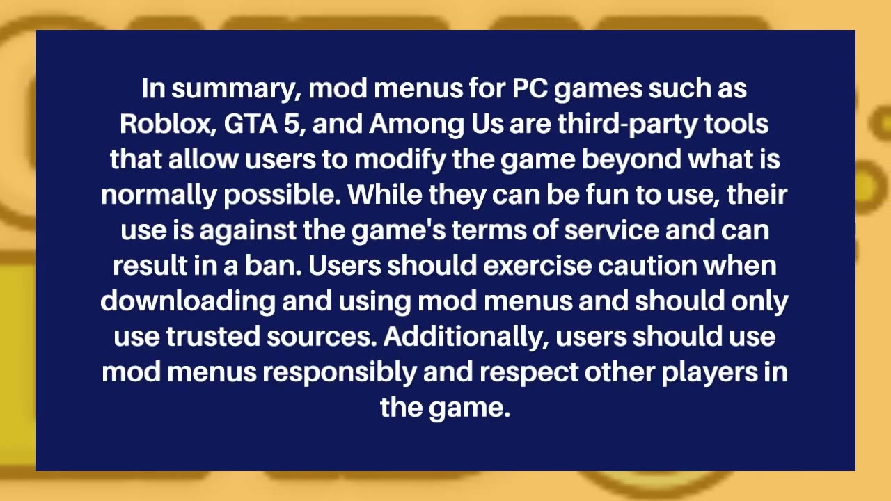 Level Up Your Gaming Experience with Mod Menus