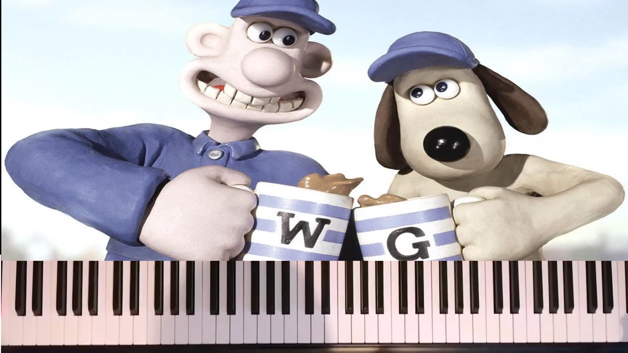 Wallace and Gromit Theme on Piano