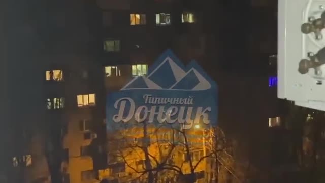 Shelling in Donetsk,for the third time today.