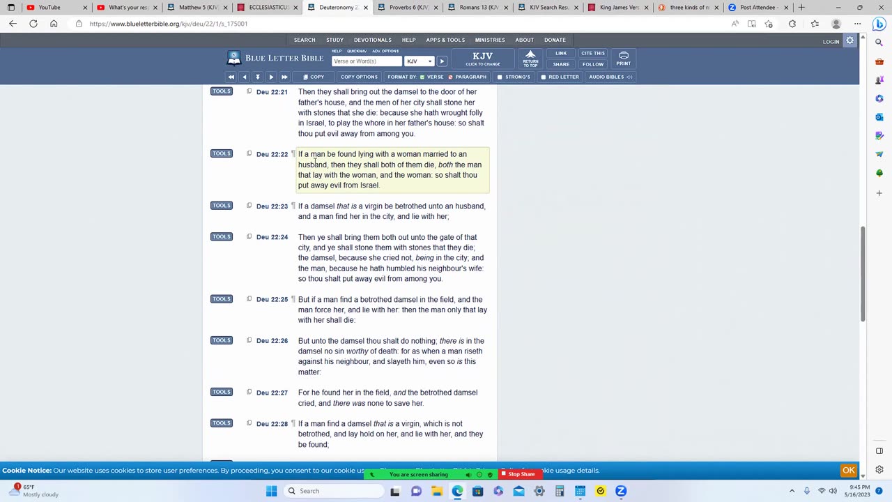 Response to Apostle Tahar's page comments (adultery)