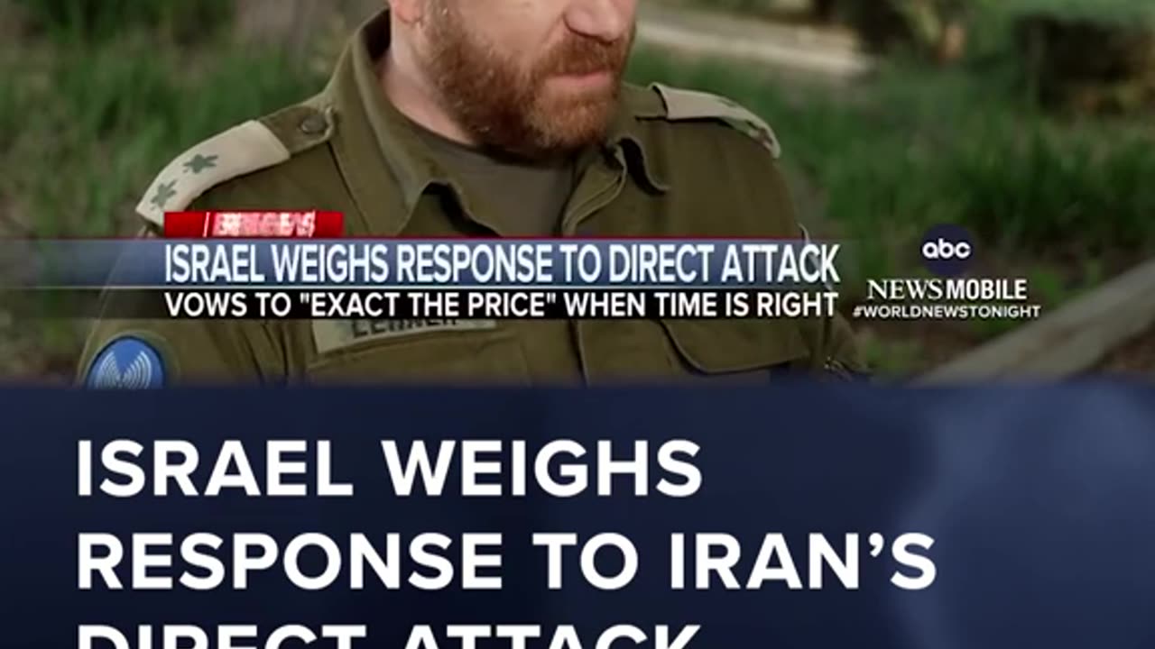 Israel weighs response to Iran’s direct attack 🤯😱