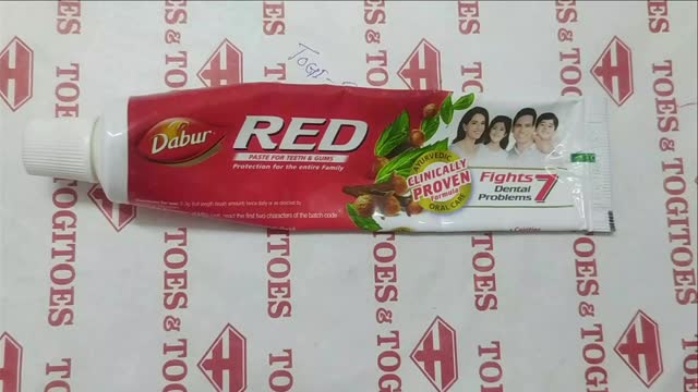 RED DABUR Colgate Daily Used in Morning Time