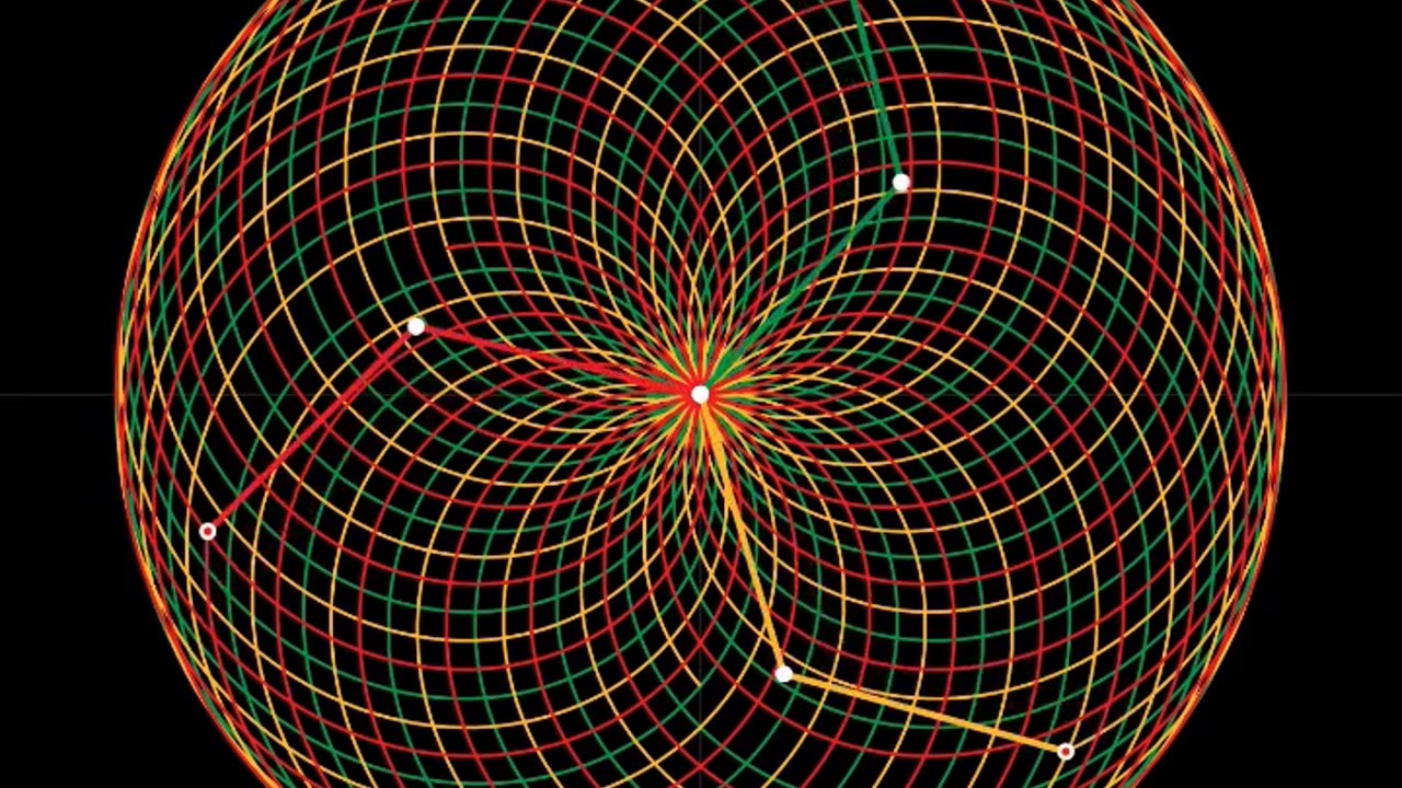 Satisfying Spirograph 😌 #shorts #satisfying #adhd #art #halloween #halloween2023