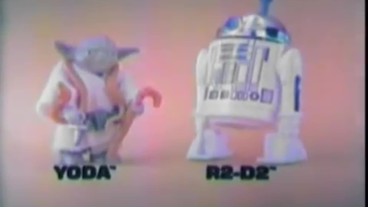 Star Wars 1981 TV Vintage Toy Commercial - Empire Strikes Back Action Figures Yoda & R2-D2