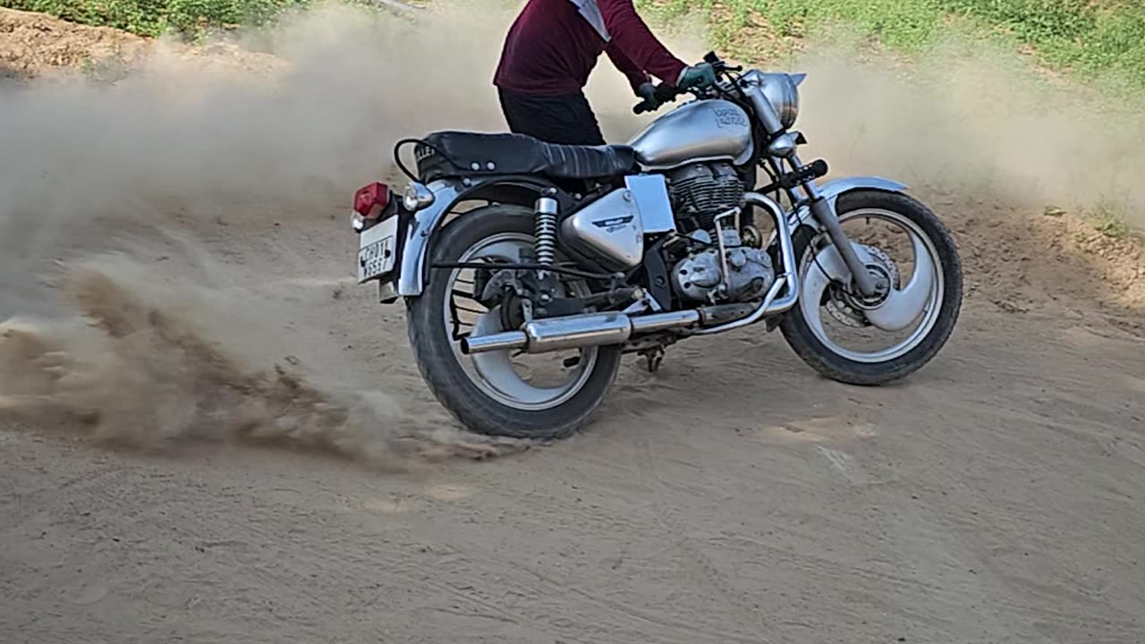 Bullet bike stunt|| holi special