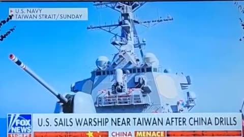 U.S. Sails Warship Near Taiwan After China Drills