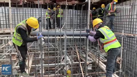 Bottom slab casting of tunnel across iconic scenic spot in E China completed