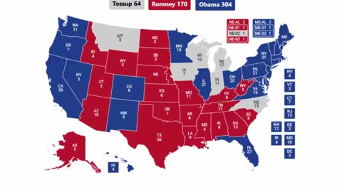 Alternate History 2008 Election Prediction - Mitt Romney vs Barack Obama