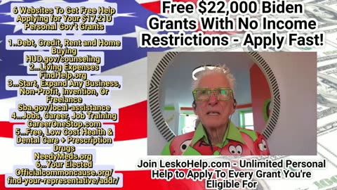 Free $22,000 Grants With No Income Requirements